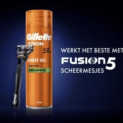 Best Gillette Fusion Scheergel Gevoelige Huid 200 ML 2 Stuks
