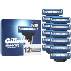 Online Gillette Mach3 Turbo Navulmesjes 12 Stuks