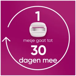 Gillette Venus Comfortglide Sugarberry Scheersysteem 5 Blades + 1 mesje