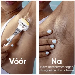 Discount Gillette Venus Comfortglide Coconut Luipaard Scheersysteem 5 Blades plus 1 Mesje