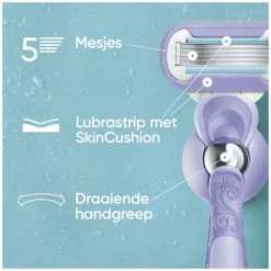Clearance Gillette Venus Deluxe Smooth Swirl Extra Glad Scheersysteem 5 Blades