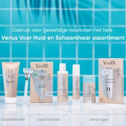 Sale Satin Care Gillette Venus Voor Huid en Schaamhaar Scheersysteem + Exfoliant