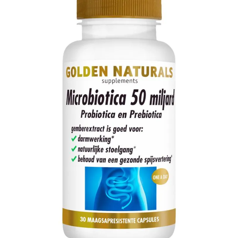 Clearance Golden Naturals Microbiotica 50 Miljard Capsules 30 stuks