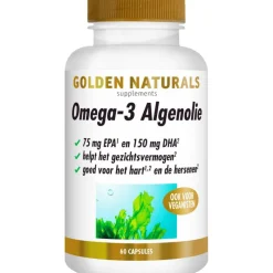 New Golden Naturals Omega-3 Algenolie Capsules 60 stuks