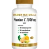 Golden Naturals Vitamine C 1000 mg Puur Capsules 180 stuks