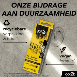 Discount Got2b Glued 4 Brows & Edges Zwart 16 ML