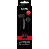 Online Grixx Headphone In-ear Mic Black