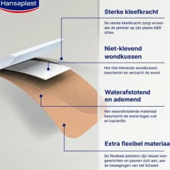 Best Hansaplast Elastic Waterproof Pleisters 20 Pleisters