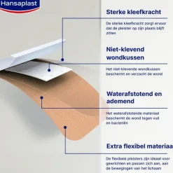 Clearance Hansaplast Flexible XL Eilandpleister 5x7,2cm 10 stuks