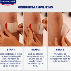 Online Hansaplast Second Skin Protection Waterproof en Transparante XL Eilandpleisters 3 stuks