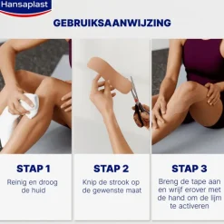 Clearance Hansaplast Sport Kinesiologie Tape Blauw 5 CM x 5 M