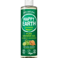 New Happy Earth 100% Natuurlijke Bergamot Cedarwood Douchegel 300 ML