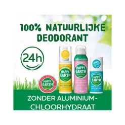New Happy Earth 100% Natuurlijke Unscented Crystal Deodorant 90 gram