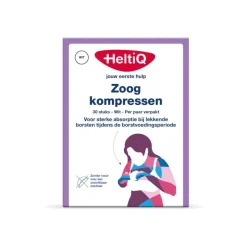Hot HeltiQ Zoogkompressen wit 30st
