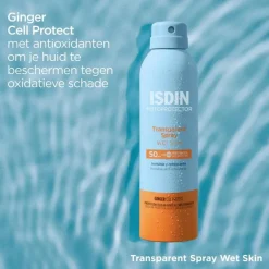 Best ISDIN Fotoprotection Transparant Spray Wet Skin SPF30 - 250ML
