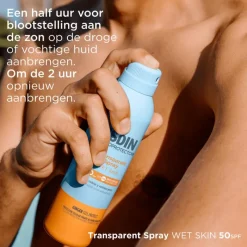 Outlet ISDIN Transparent Zonnebrand Spray Wet Skin SPF50 250 ML