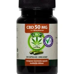 Jacob Hooy CBD Capsules 50 mg 30 stuks
