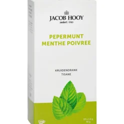 Clearance Jacob Hooy Pepermunt Thee Zakjes 20 stuks