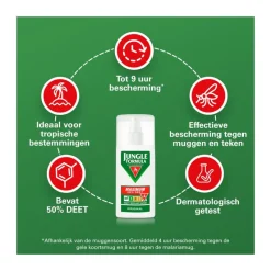 Best Jungle Formula Anti Muggenspray Maximum 50% DEET 75 ML