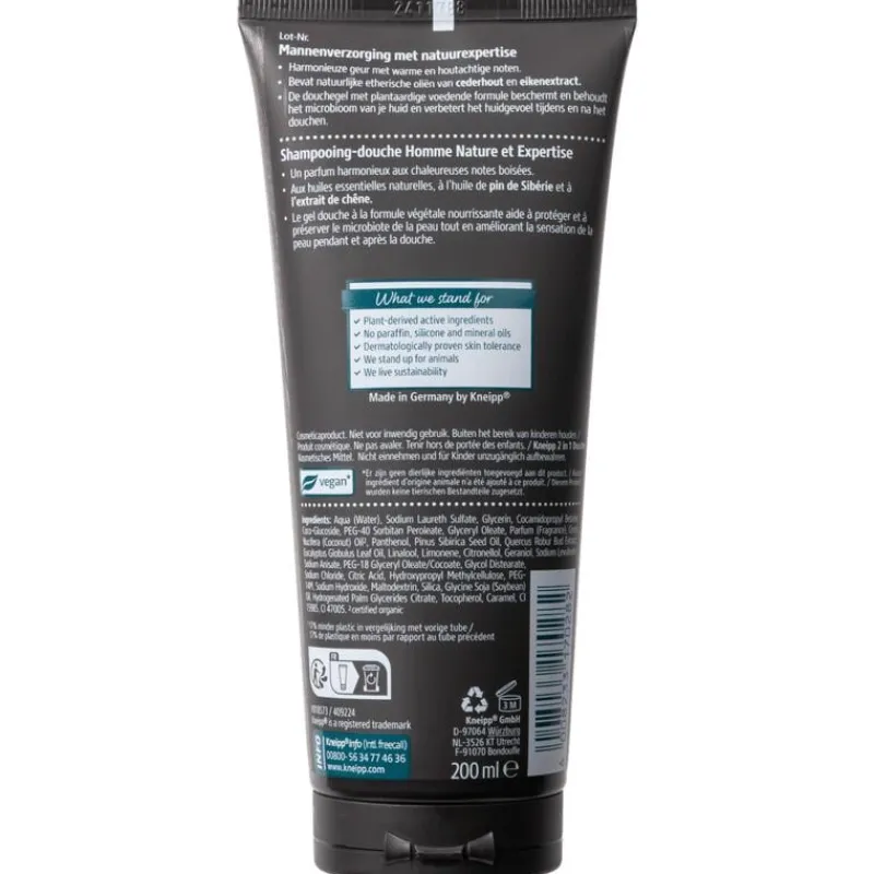 Hot Kneipp Douchegel Men 2-in-1 Warm Woods 200 ML