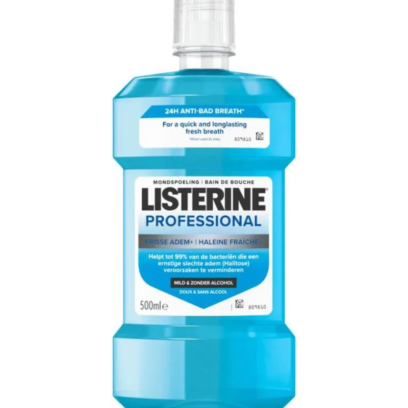 New Listerine professional fresh breath+500ml