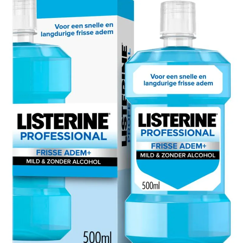 New Listerine professional fresh breath+500ml