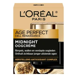 Outlet L'Oréal Paris Age Perfect Cell Renaissance Midnight Anti-Age Oogcrème 15 ML