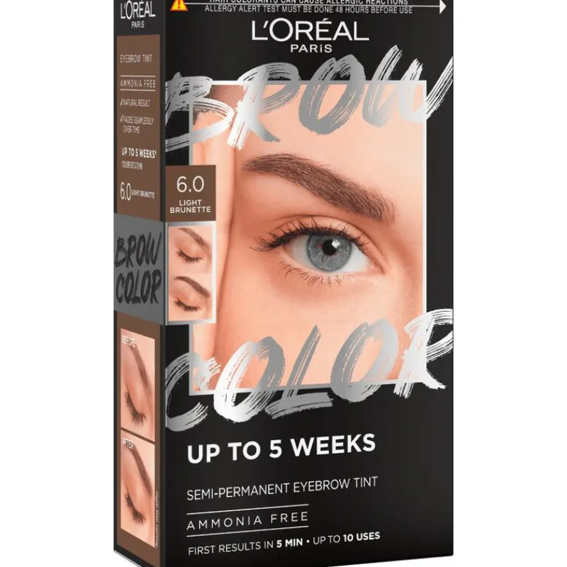 Outlet L'Oréal Paris Brow Color wenkbrauwverf 6.0 30ML Light Brunette