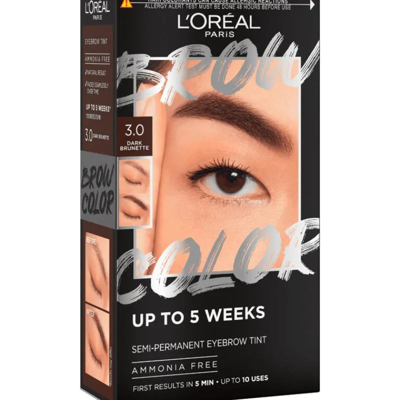 Discount L'Oréal Paris Brow Color wenkbrauwverf 3.0 Dark Brunette 30ML Level Up Je Make-up