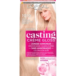 New L'Oréal Paris Casting Crème Gloss Haarverf 1010 White Chocolate Extra Licht Asblond