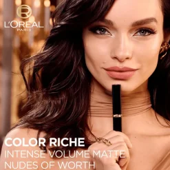 Hot L'Oréal Paris Color Riche Intense Volume Matte Lipstick 601 Worth It 1,8 GR 601 - Worth it