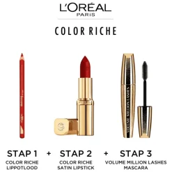 Discount L'Oréal Paris Color Riche Satin Lipstick 453 Rose Crème 4,5 GR 453 Rose Cr&egrave;me