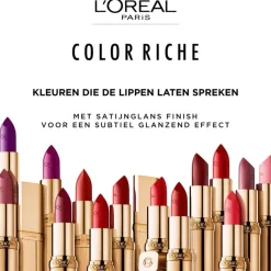 Online L'Oréal Paris Color Riche Satin Lippenstift 4,5 GR 377 Perfect Red