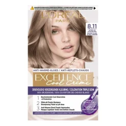 Best L'Oréal Paris Excellence Cool Creams Permanente Haarverf 8.11 Ultra Ash Lichtblond 8.11 - Ultra ash lichtblond