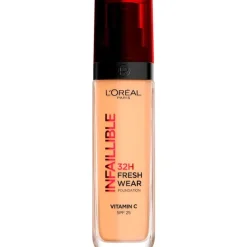 Sale L'Oréal Paris Infaillible 32HR Fresh Wear Foundation met SPF25 30 ML 235 Honey