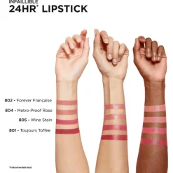 Discount L'Oréal Paris Infaillible 24H Lippenstift 801 Toujours Toffee