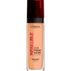 Sale L'Oréal Paris Infaillible 32HR Fresh Wear Foundation met SPF25 30 ML 260 Golden Sun