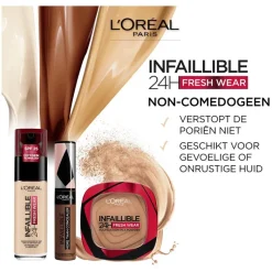 Best L'Oréal Paris Infaillible 24H Fresh Wear Foundation in a Powder 120 Vanille 120 Vanilla