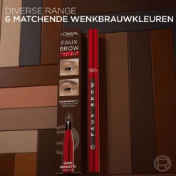 Best L'Oréal Paris Infallible Faux Brow Dark Brunette Wenkbrauwpotlood 390 DARK BRUNETTE