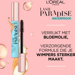 Outlet L'Oréal Paris Lash Paradise Volume Mascara Waterproof Zwart Black Waterproof
