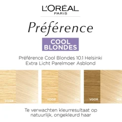 Hot L'Oréal Paris Préférence Permanente Haarverf 10.1 Helsinki