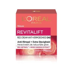 New L'Oréal Paris Revitalift Red Cream Anti-Rimpel Dagcrème Met Ginseng 50 ML