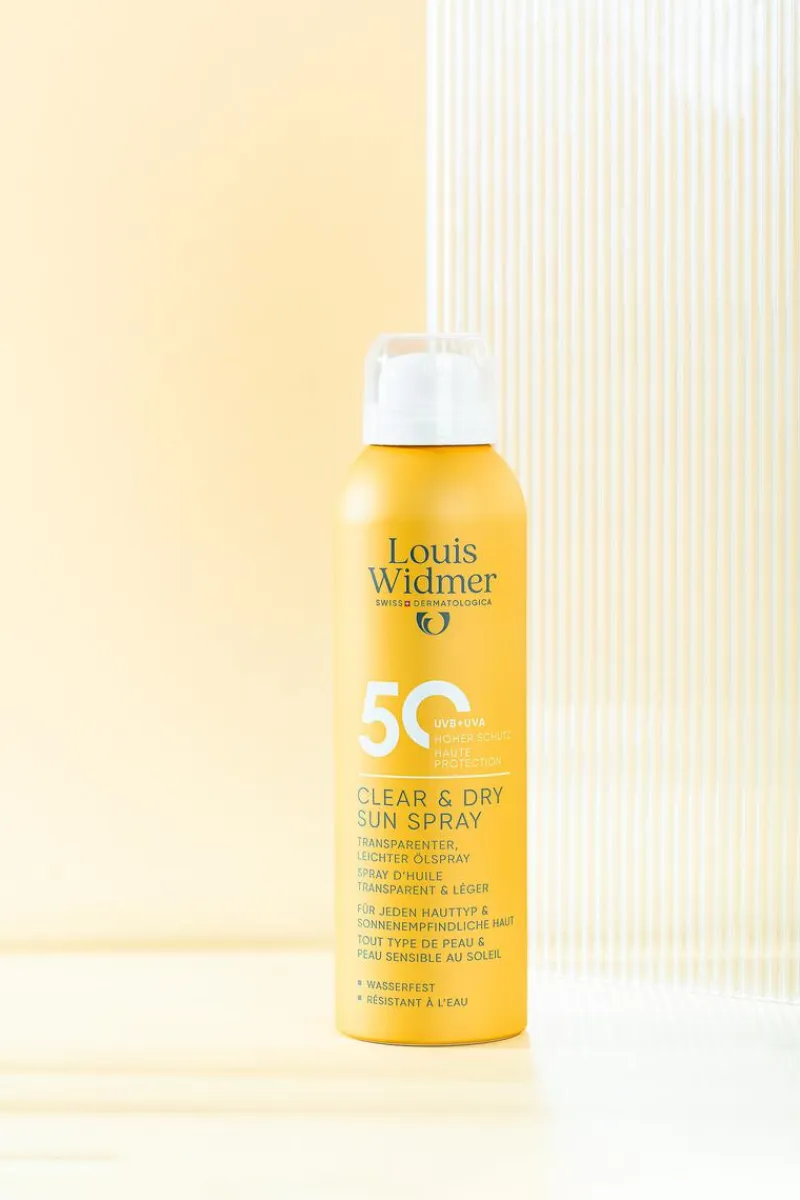 Sale Louis Widmer Clear & Dry Sun Spray SPF50 Zonder Pafrum 200 ML