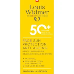 Sale Louis Widmer Face Sun Protection Anti-Ageing SPF50+ Licht Geparfumeerd 50 ML