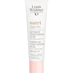 Online Louis Widmer Nutriderm Getinte Dagcrème UV SPF20 Bronze 02 Zonder Parfum 30 ML