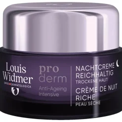 Clearance Louis Widmer Proderm Nachtcrème Rijke Textuur Zonder Parfum 50 ML