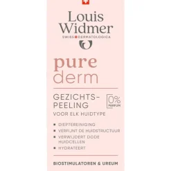 Outlet Louis Widmer Purederm Gezichtspeeling Zonder Parfum 50 ML
