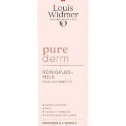 Outlet Louis Widmer Purederm Reinigingsmelk Licht Geparfumeerd 200 ML