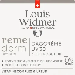 Louis Widmer Remederm Dagcrème UV SPF30 Zonder Parfum 50 ML