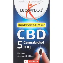 Online Lucovitaal CBD 5 mg Cannabidiol Capsules